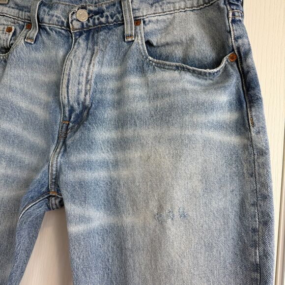 Levi's Premium Men's Hi-Ball Jeans Ripped & Distressed Light Wash Size 36 - Picture 4 of 11